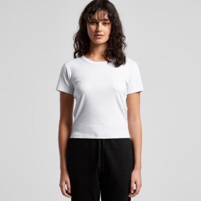 Wo's Organic Rib Baby Tee  Thumbnail